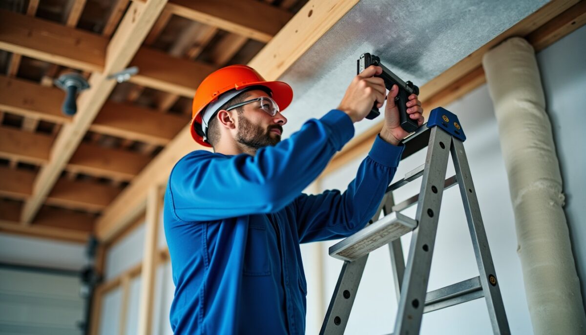 Les clés pour réussir l'isolation thermique du plafond de votre garage