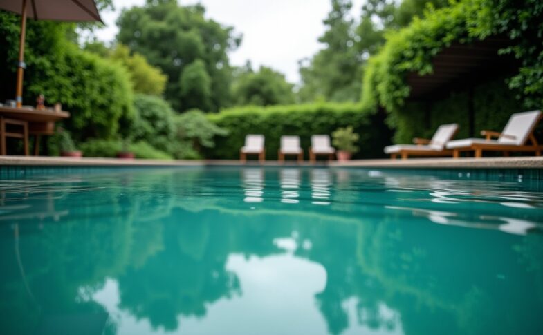 Eau de piscine verte après l'orage : causes et solutions pour la retrouver limpide