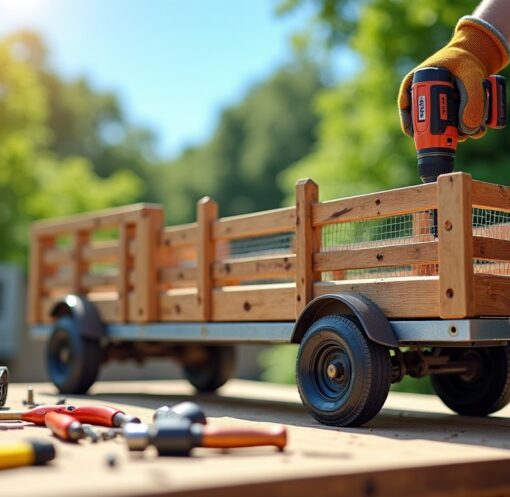 Construire une ridelle de remorque : guide complet pour bois, grillage et rehausses