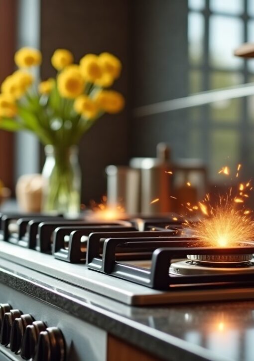 Pourquoi l’étincelle de ma plaque à gaz ne cesse-t-elle pas de crépiter ?