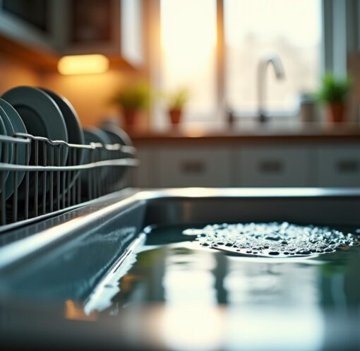 Eau stagnante au fond du lave-vaisselle : causes et solutions efficaces