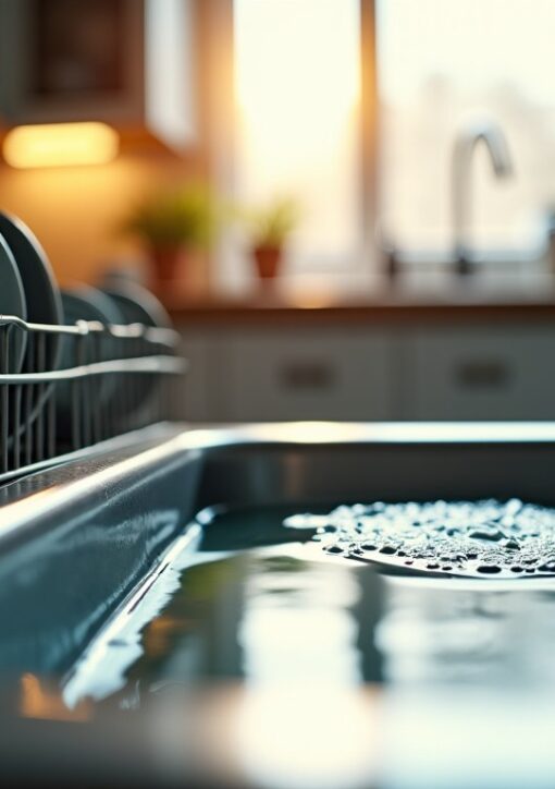 Eau stagnante au fond du lave-vaisselle : causes et solutions efficaces