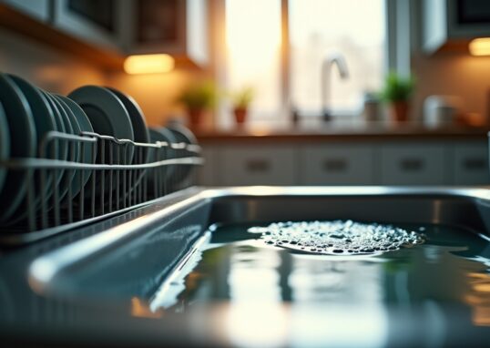 Eau stagnante au fond du lave-vaisselle : causes et solutions efficaces