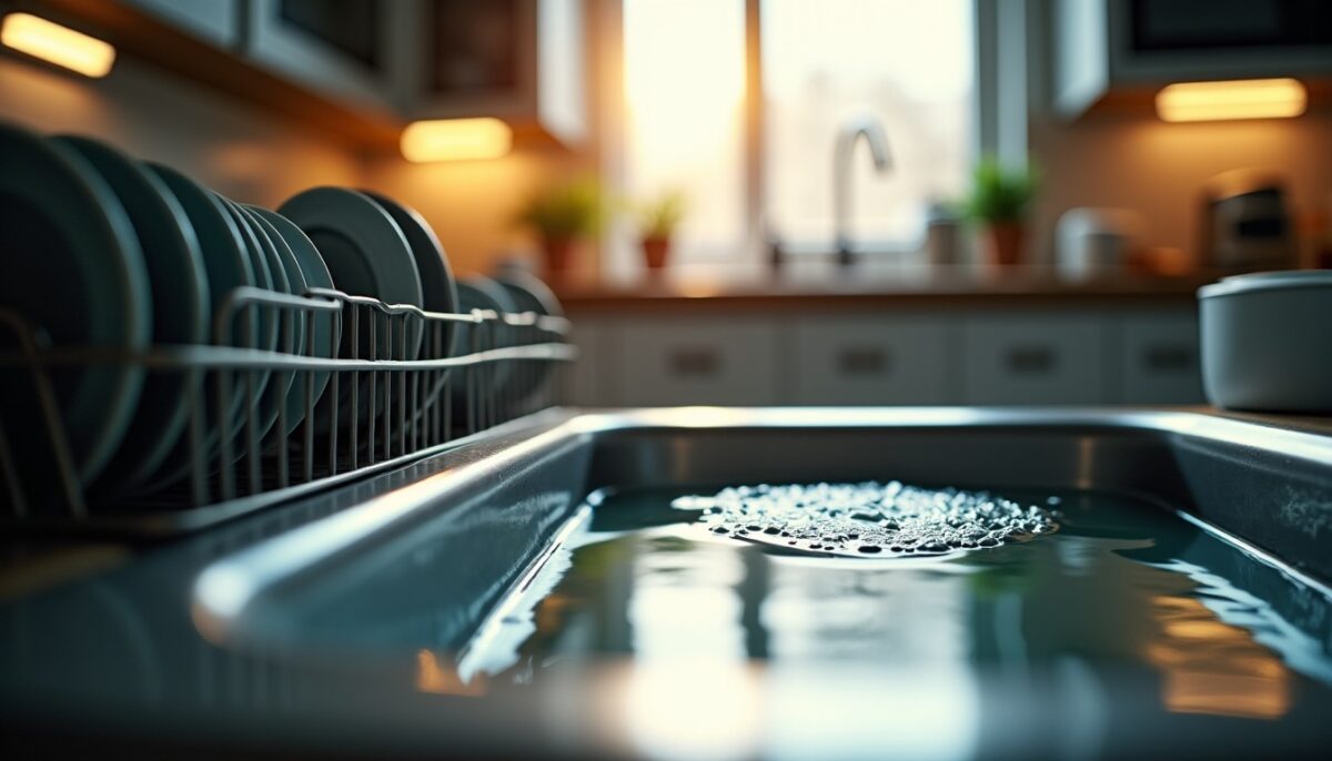 Eau stagnante au fond du lave-vaisselle : causes et solutions efficaces
