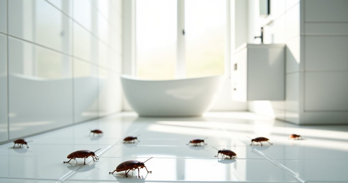 Pourquoi des cafards envahissent-ils ta salle de bain malgré une propreté impeccable ?