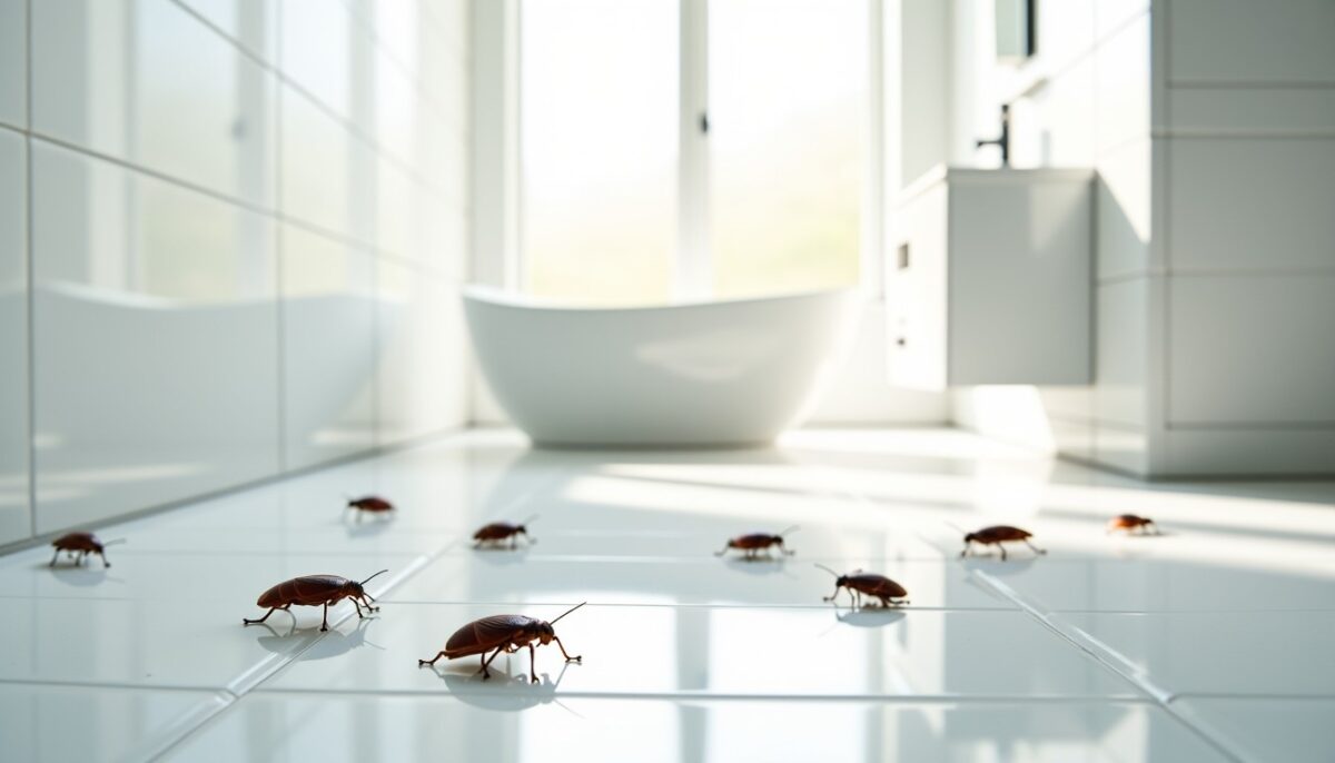 Pourquoi des cafards envahissent-ils ta salle de bain malgré une propreté impeccable ?