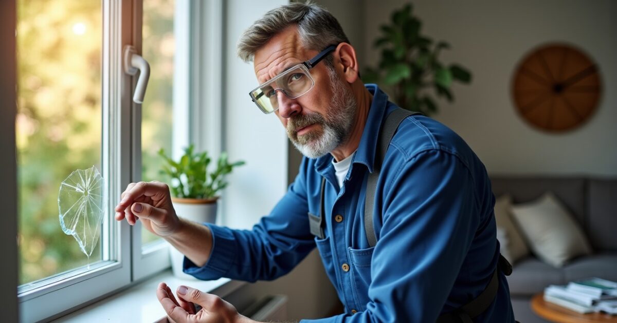 Bris de vitre à domicile : bien comprendre votre assurance et savoir quand contacter un vitrier
