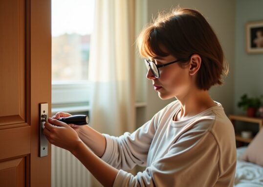 Astuces simples pour ajuster les gonds d’une porte de chambre en toute facilité