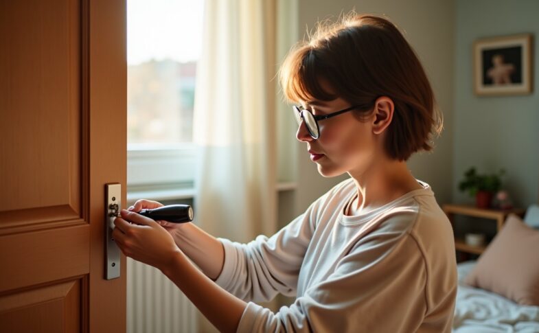Astuces simples pour ajuster les gonds d’une porte de chambre en toute facilité