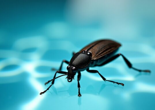Insecte noir dans la piscine : astuces efficaces pour s’en débarrasser rapidement