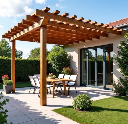 La pergola en toile : un atout astucieux pour augmenter la valeur de votre bien immobilier