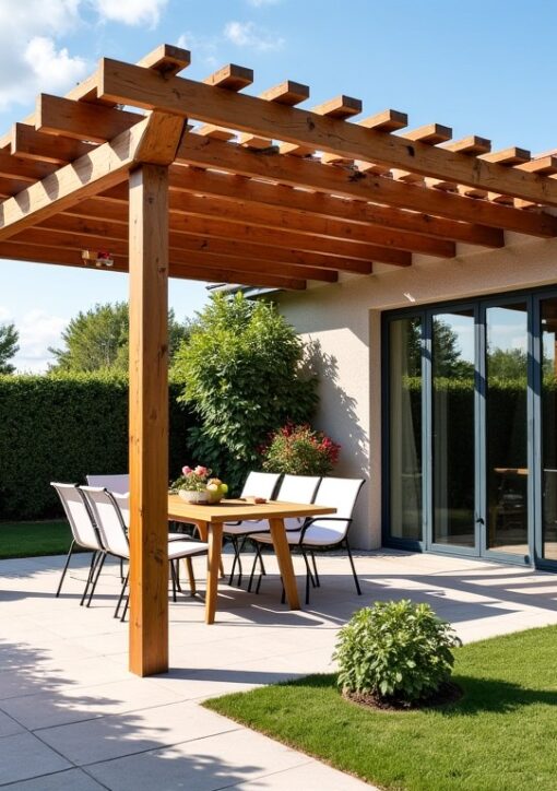La pergola en toile : un atout astucieux pour augmenter la valeur de votre bien immobilier