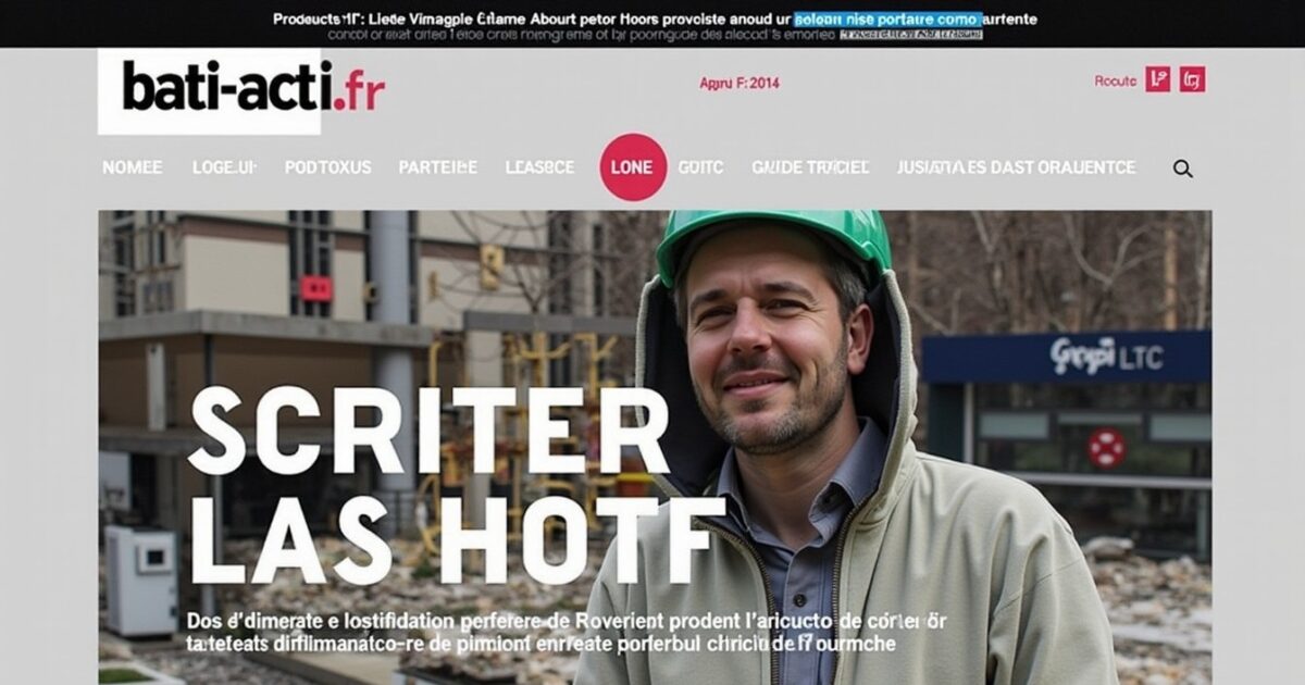 Bati-actu.fr : votre guide incontournable pour l'actualité du bâtiment et du BTP