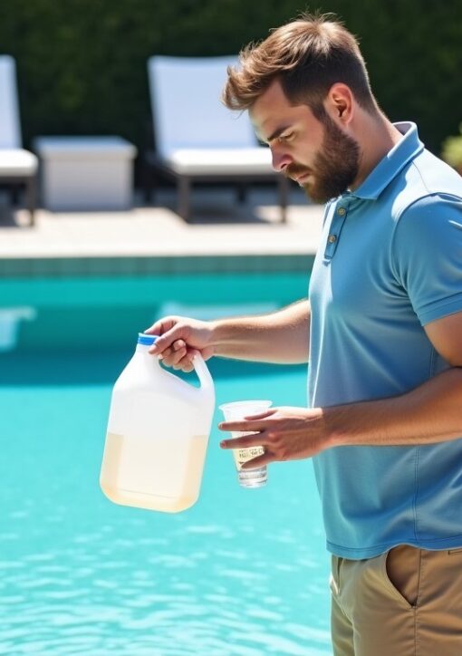 Guide pratique : déterminer la quantité d'eau de Javel nécessaire pour traiter une piscine de 50 m³