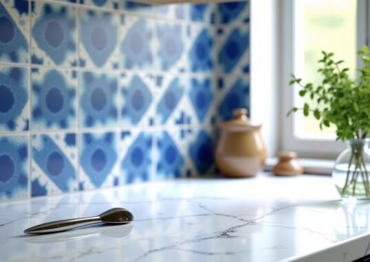 Astuces pour sublimer votre cuisine avec des carreaux de ciment bleu et blanc