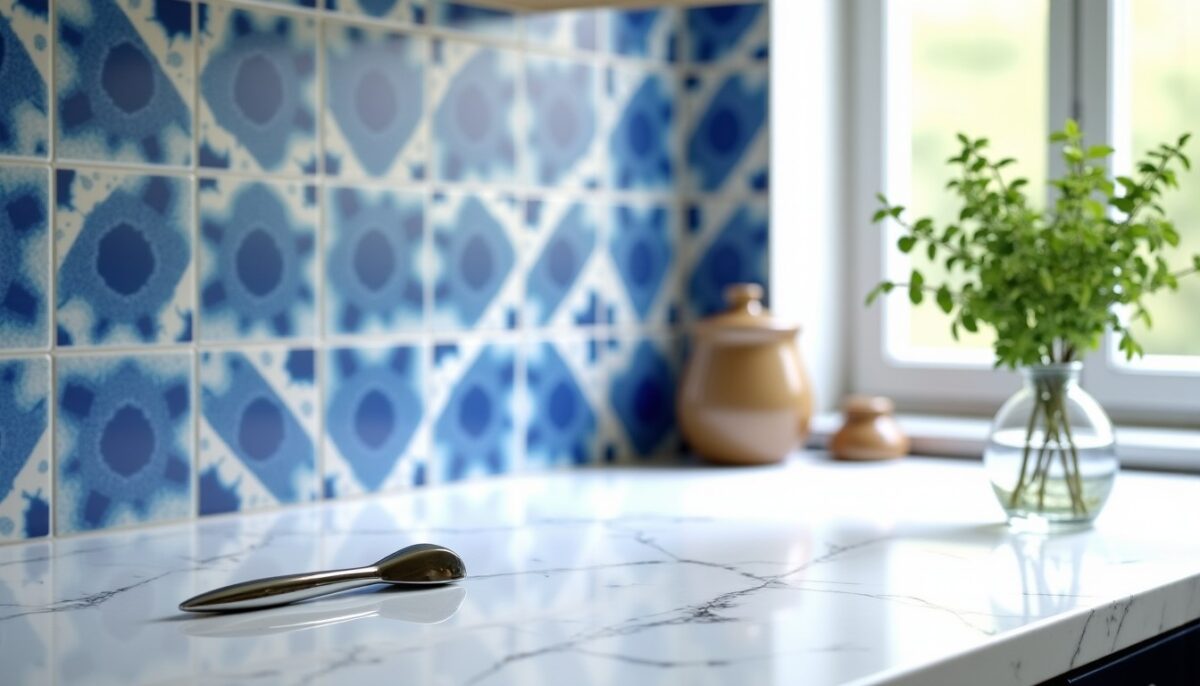 Astuces pour sublimer votre cuisine avec des carreaux de ciment bleu et blanc